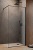 Radaway Modo F II Brushed GunMetal kabina Walk-in 80x2010cm Szczotkowany Grafit szkło przejrzyste 10409084-92-01